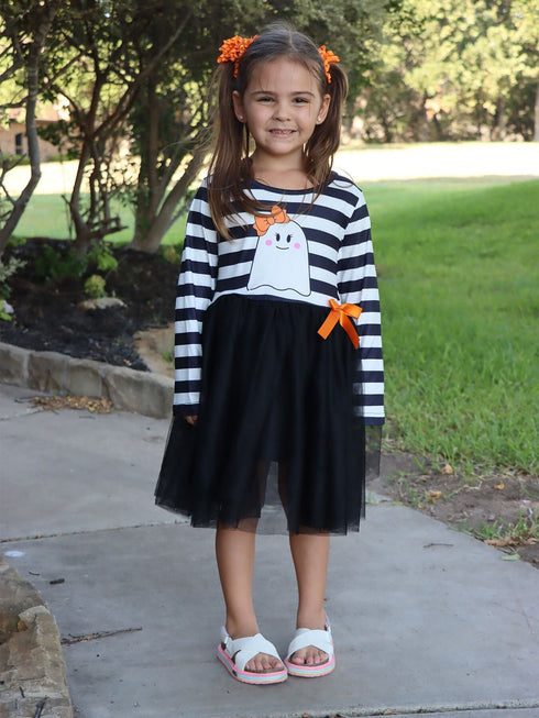 fall-halloween-ghost-baby-girls-tutu-skirt-long-sleeve-stripe-dress Rylee Faith Designs - Sophia's StyleDress-1